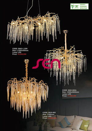 Đèn chùm pha lê Silister 8002-L1200