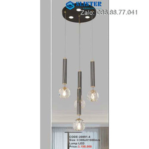 Đèn chùm thả led thiết kế độc đáo 20091-4