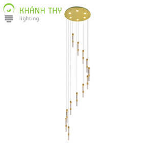 Đèn chùm thả pha lê THD.03/12
