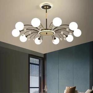 Đèn chùm thủy tinh hiện đại decor nhà hàng, khách sạn THCN-254