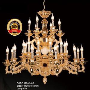 Đèn chùm trang trí cao cấp giá nhập khẩu 1286/24+6