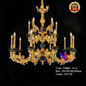 Đèn chùm trang trí F8886-12+6