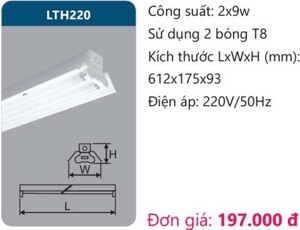 Đèn công nghiệp Duhal LTH220 2x9W