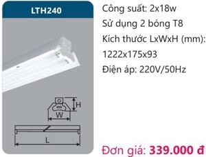 Đèn công nghiệp sơn tĩnh điện Duhal LTH240