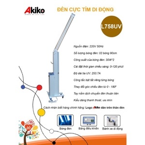 Đèn cực tím di động Akiko L758UV