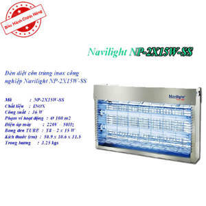 Đèn diệt côn trùng Navilight NP-2X15W-SS