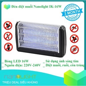 Đèn diệt muỗi và côn trùng Nanolight IK-16W