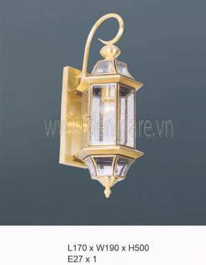 Đèn đồng gắn vách HF6008S