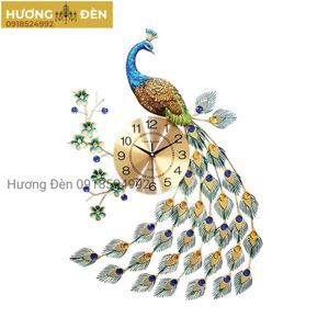 Đèn đồng hồ thiết kế con công DH 916