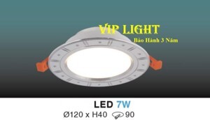 Đèn downlight âm trần AB 07 led 7W