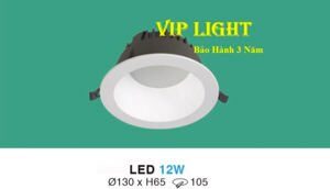 Đèn downlight âm trần AT-122 led 12W