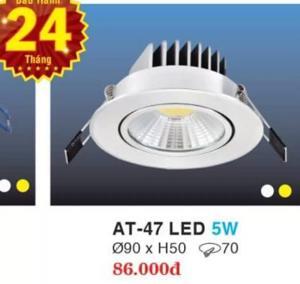 Đèn downlight âm trần AT-47 led 5W