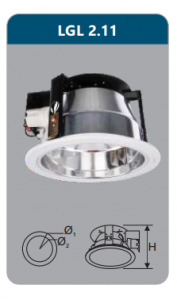 Đèn downlight âm trần Duhal LGL2.11 (LGL 2.11)