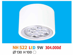 Đèn Downlight âm trần Nh 522