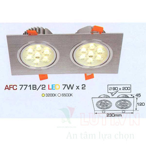 Đèn downlight Anfaco AFC-771B/2-7W