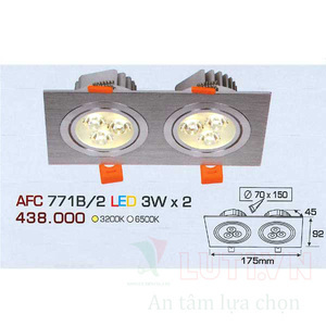 Đèn downlight Anfaco AFC-771B/2-3W