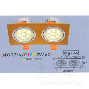 Đèn downlight Anfaco AFC-771V/2-7W