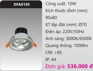 Đèn downlight chiếu sâu trần cao Duhal DFA0105 - 10W