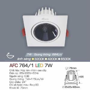 Đèn downlight led 1 chế độ  AFC 764/1 7W