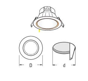 Đèn downlight Led Sino ASV/110/7