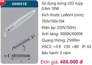 Đèn đường Duhal DHO518 - 18W