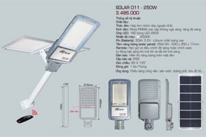 Đèn đường Led Anfaco SOLAR 011