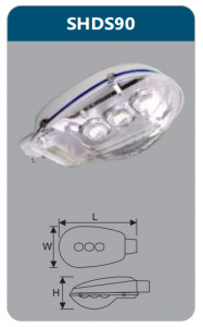 Đèn đường led Duhal SHDS90