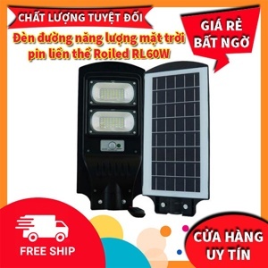 Đèn đường năng lượng mặt trời RL-60W