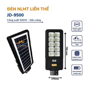 Đèn đường năng lượng mặt trời JINDIAN JD9500