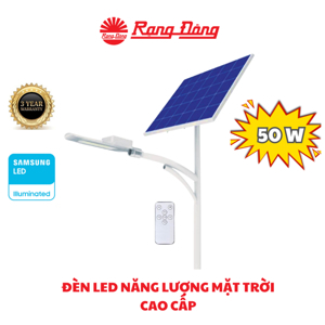 Đèn đường năng lượng mặt trời CSD01.SL.RF V2 50W