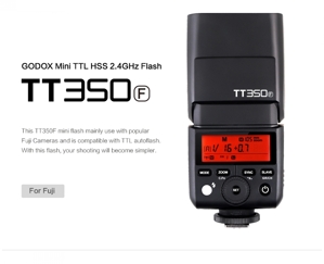 Đèn flash Godox TT350F cho Fujifilm