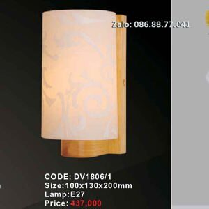Đèn gắn tường kiểu dáng đơn giản nhập khẩu DV1806/1