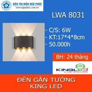 Đèn gắn tường ngoài trời Kingled LWA8031