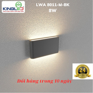 Đèn gắn tường ngoài trời KingLed LWA8011-S