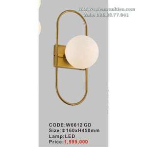 Đèn gắn tường W6612 GD