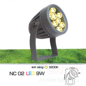 Đèn ghim cỏ Anfaco AFC-NC02-9W