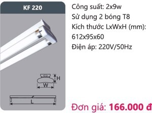 Đèn huỳnh quang Duhal KF220