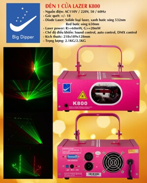 Đèn Laser Sân Khấu K800