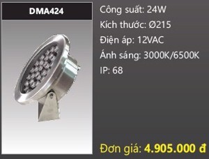 Đèn Led âm nước Duhal DMA424