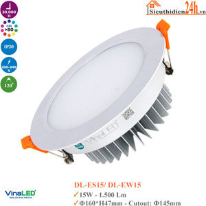 Đèn led âm trần 15W VinaLED DL-EW15