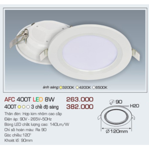 Đèn led âm trần Anfaco AFC 400T