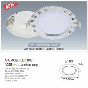 Đèn led âm trần Anfaco AFC 402B