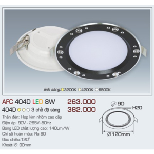 Đèn led âm trần Anfaco AFC 404D