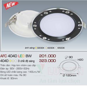 Đèn led âm trần Anfaco AFC 404D