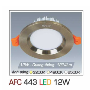 Đèn led âm trần Anfaco AFC 443 - 12W 1C