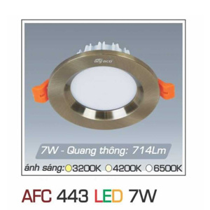 Đèn led âm trần Anfaco AFC 443 - 7W 1C