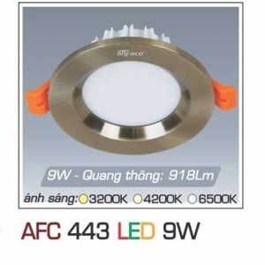 Đèn led âm trần Anfaco AFC 443 - 9W 1C