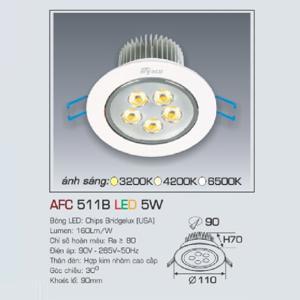 Đèn led âm trần Anfaco AFC 511B - 5W