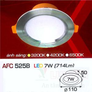 Đèn led âm trần Anfaco AFC 525B - 7W