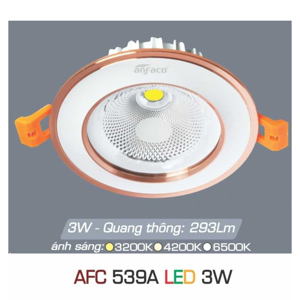 Đèn led âm trần Anfaco AFC 539A - 3W